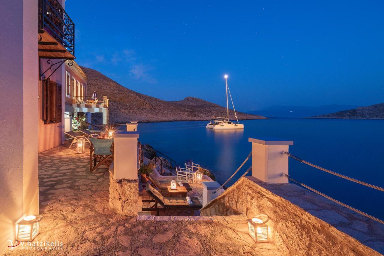 Villa Leleka Chalki Town Exterior foto